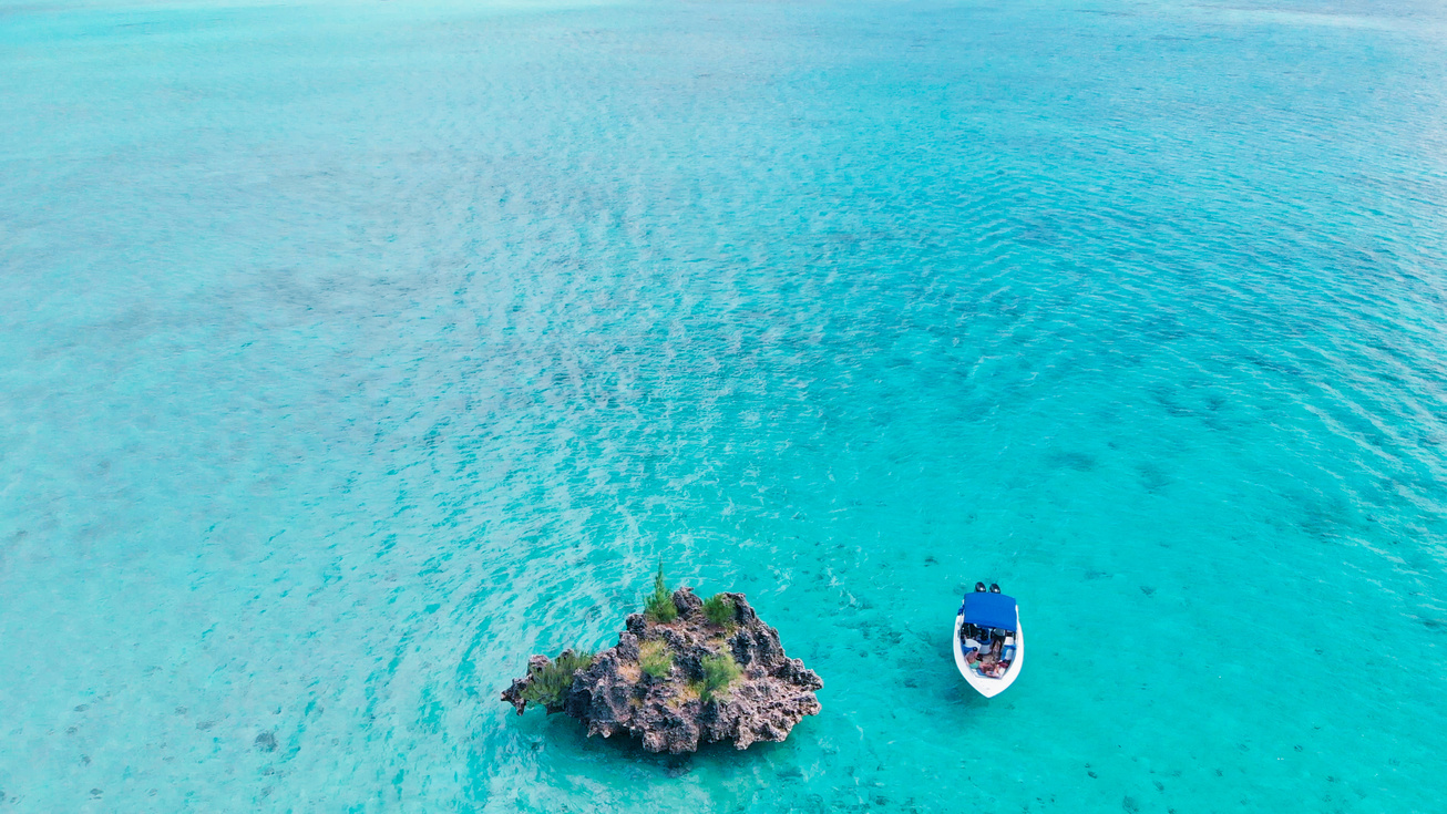 Crystal Rock Aerial View, Mauritius Island